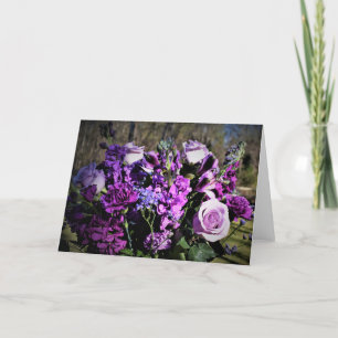 Bouquet, card