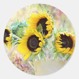 Bouquet  classic round sticker