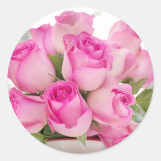 Bouquet  classic round sticker