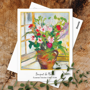 Bouquet de Fleurs Suzanne Valadon Postcard