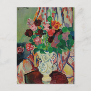 Bouquet de Tulipes  by Suzanne Valadon Postcard
