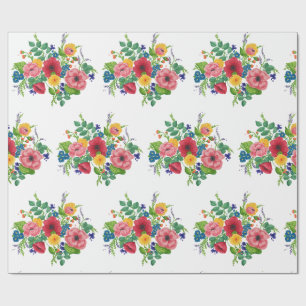 Bouquet Delight Wrapping Paper
