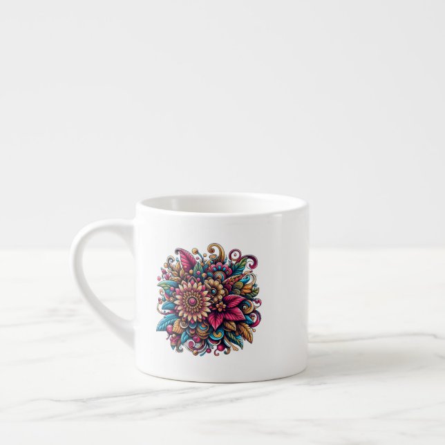 Bouquet Espresso Cup (Left)