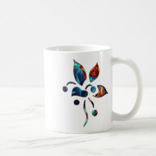 Bouquet Flowers One Sticker Coffee Mug