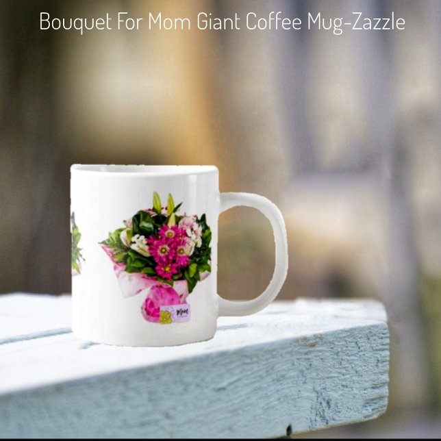 Bouquet For Mum Large Coffee Mug (Creator Uploaded)