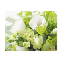 Bouquet from different white seasonal flower