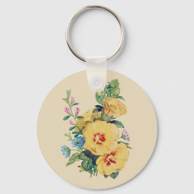 Bouquet - Hibiscus Key Ring (Front)