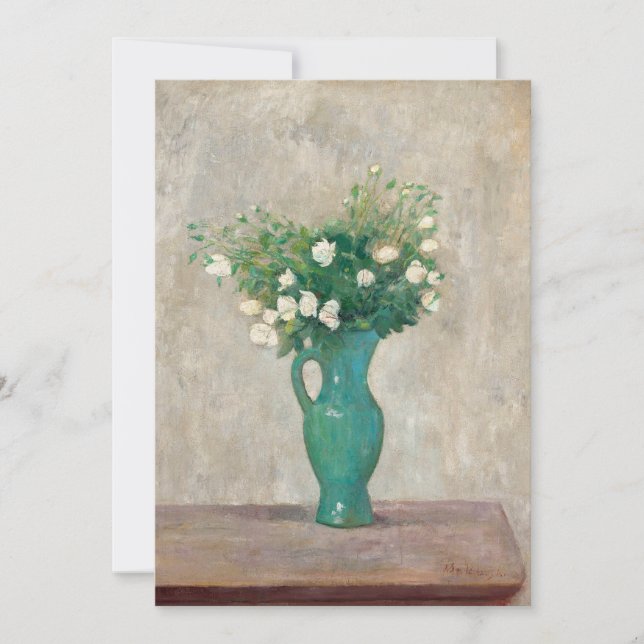 Bouquet in a Green Flower Vase | Tadeusz Makowski (Front)