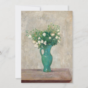 Bouquet in a Green Flower Vase   Tadeusz Makowski