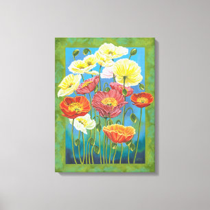 Bouquet in Border I Canvas Print