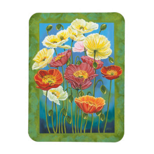 Bouquet in Border I Magnet
