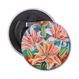 Bouquet in Border II Bottle Opener