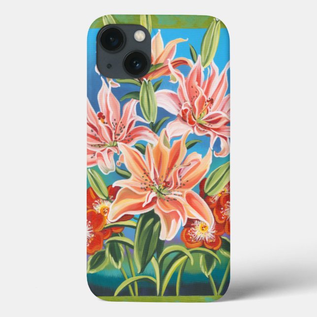 Bouquet in Border II Case-Mate iPhone Case (Back)