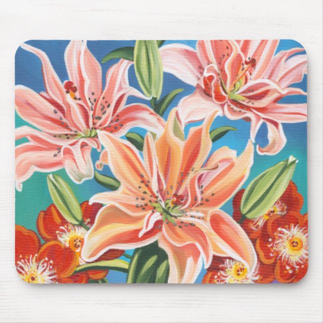 Bouquet in Border II Mouse Mat (Front)