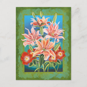 Bouquet in Border II Postcard