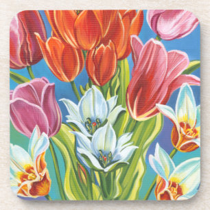 Bouquet in Border III Coaster