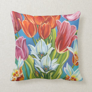 Bouquet in Border III Cushion