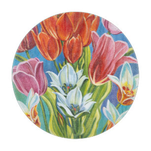 Bouquet in Border III Cutting Board
