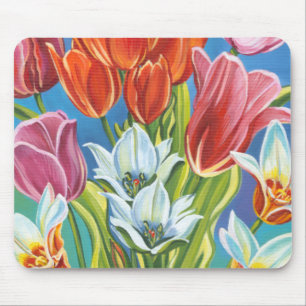 Bouquet in Border III Mouse Mat