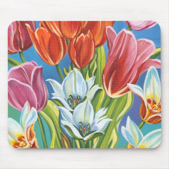 Bouquet in Border III Mouse Mat (Front)