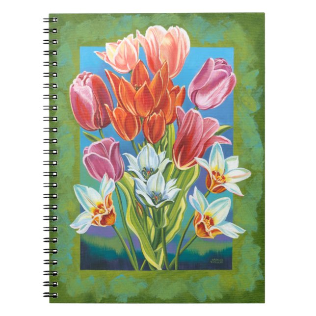 Bouquet in Border III Notebook (Front)