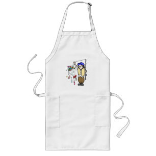 bouquet long apron