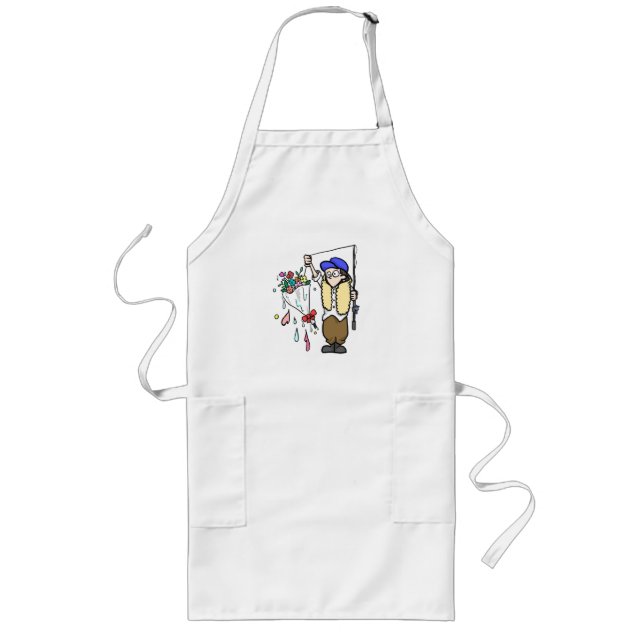 bouquet long apron (Front)