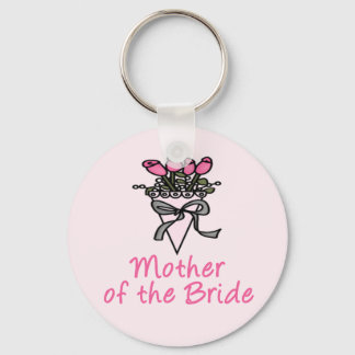 Bouquet Mother of the Bride Key Ring