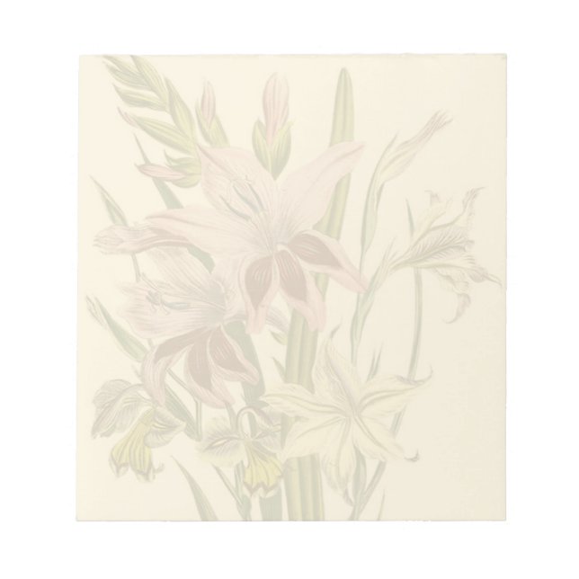 Bouquet Notepad (Front)