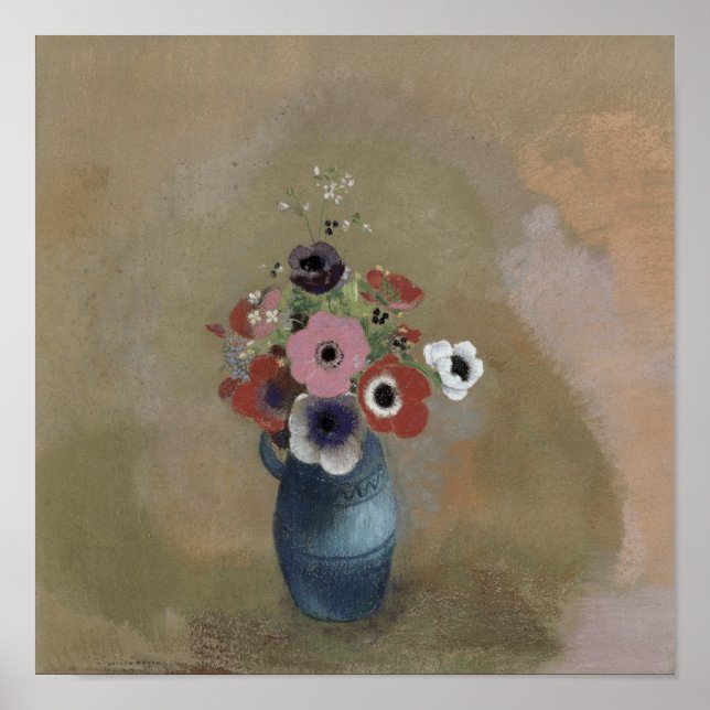 Bouquet of anemones poster (Front)