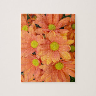 Bouquet of Beautiful Orange Flowers Jigsaw Puzzle
