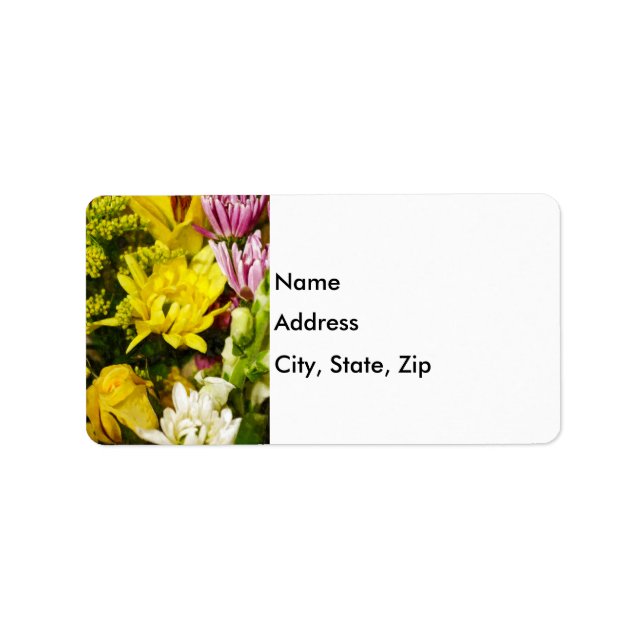 Bouquet Of Cheer Painterly Label (Front)