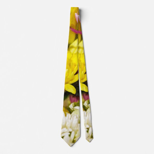 Bouquet Of Cheer Painterly Tie (Front)