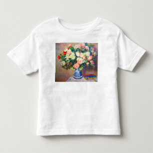 Bouquet of Chrysanthemums and a Japanese Fan Toddler T-Shirt