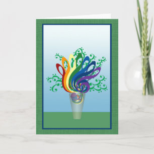 Bouquet of Clefs Card
