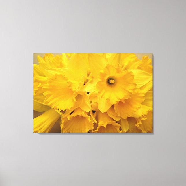 Bouquet of Daffodils Canvas Print (Front)