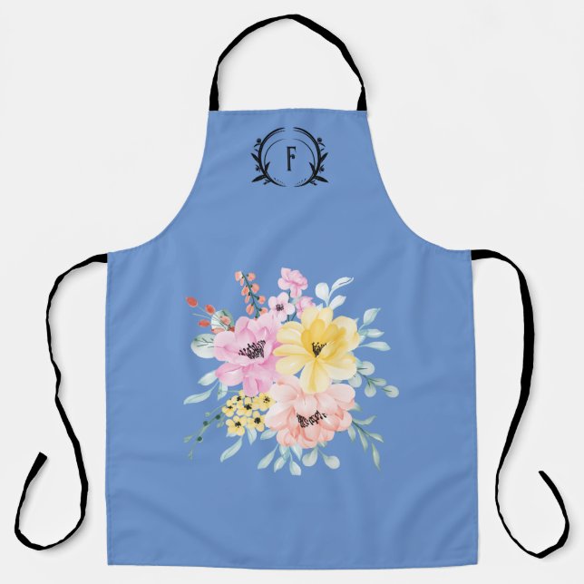 "Bouquet of Flowers" apron (Front)