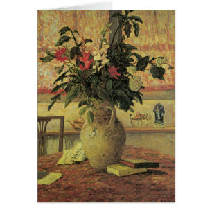 Bouquet of Flowers at Window by Maxine Maufra