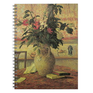 Bouquet of Flowers at Window by Maxine Maufra Notebook
