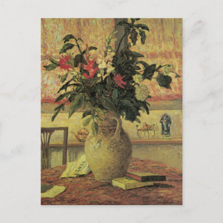 Bouquet of Flowers at Window by Maxine Maufra Postcard