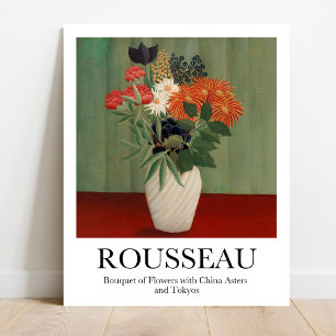 Bouquet of Flowers by Henri Rousseau Poster