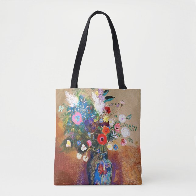 Bouquet of Flowers by Odilon Redon Tote Bag (Front)
