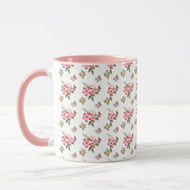 bouquet of flowers coffee mug (Left)