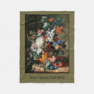 "Bouquet of Flowers" custom fleece blanket