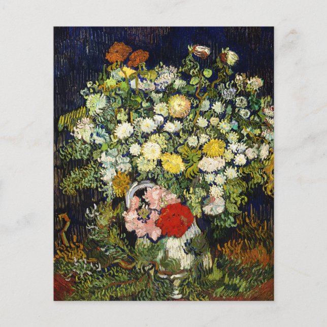 Bouquet of Flowers in a Vase by Vincent Van Gogh (Front)