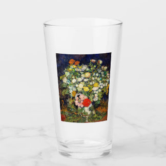 Bouquet of Flowers in a Vase by Vincent Van Gogh Glass