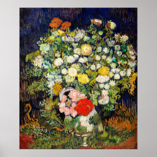 Bouquet of Flowers in a Vase by Vincent Van Gogh Poster