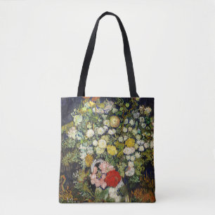 Bouquet of Flowers in a Vase by Vincent Van Gogh Tote Bag