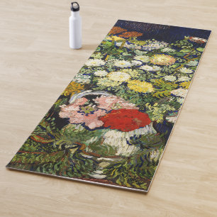Bouquet of Flowers in a Vase by Vincent Van Gogh Yoga Mat