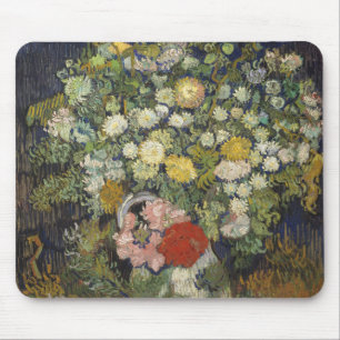 Bouquet of Flowers in a Vase Mouse Mat